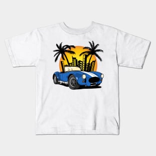 Cobra in City Sunset Kids T-Shirt